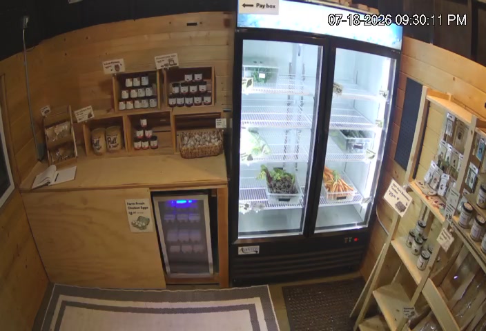Inside the farm stand — view 2